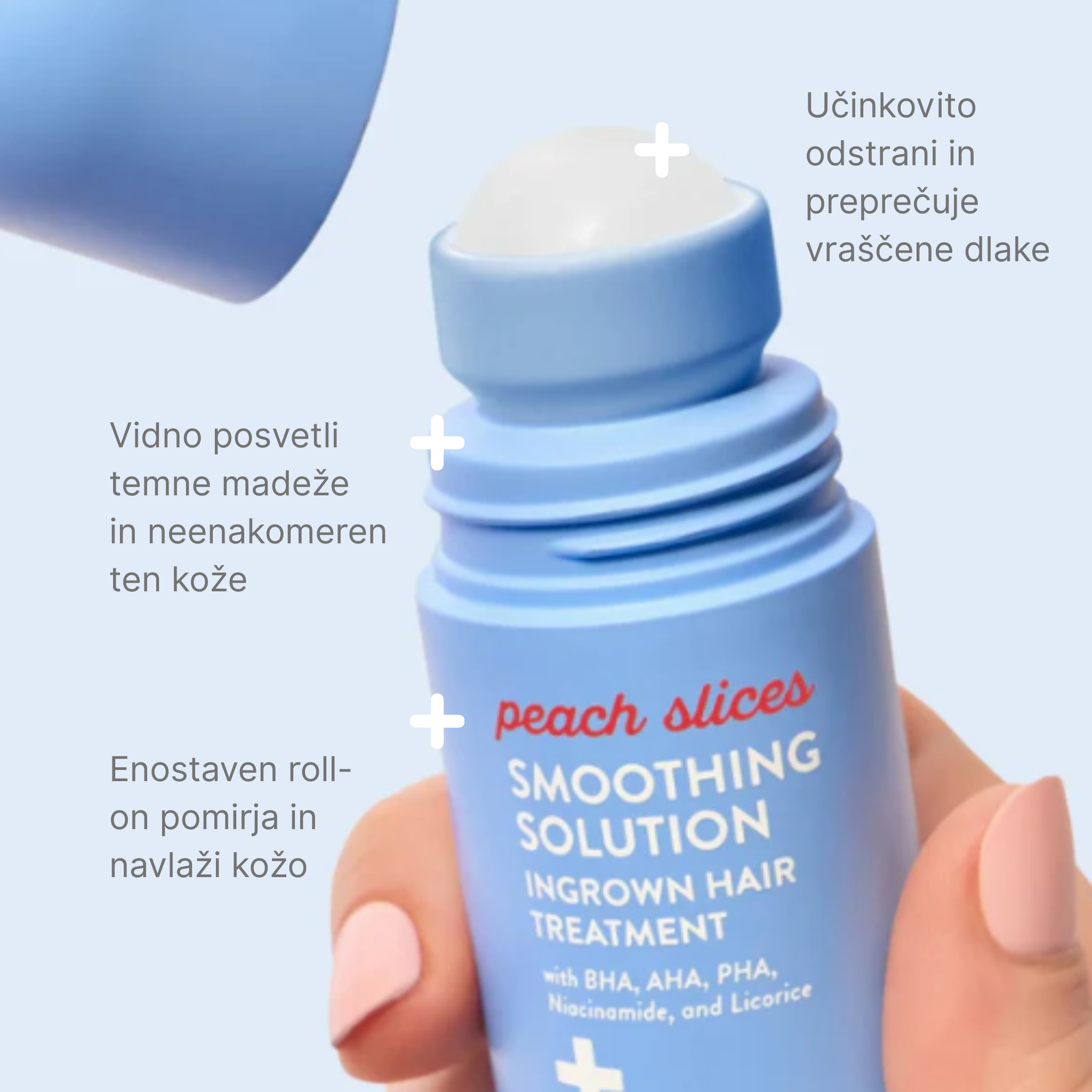 Smooth Slices® Roll-on proti vraščenim dlakam in izboklinam